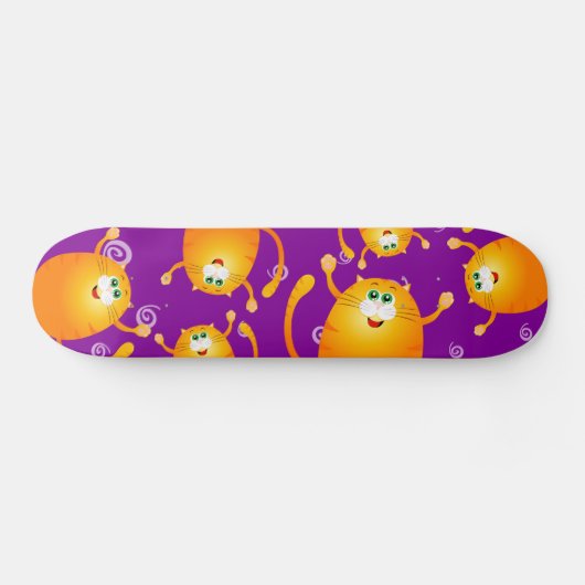 Funny cats, schaats skateboard (Horizontaal)