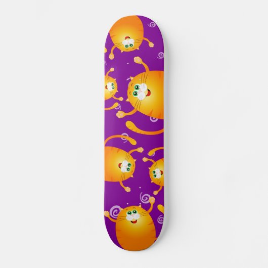Funny cats, schaats skateboard (Voorkant)