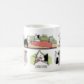 Funny Cats Spa, Massage, Acupunctuur, Exfoliatie Koffiemok (Center)