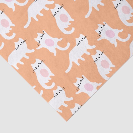 Funny Cats Tissue Paper Tissuepapier (Detail)