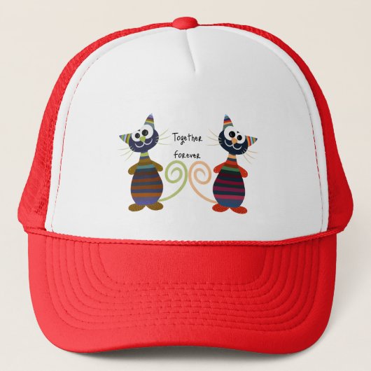 Funny cats trucker pet (Voorkant)