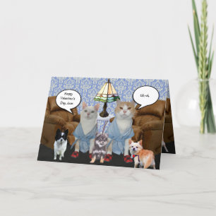  Funny Cats Valentijn Feestdagen Kaart