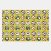 Funny Cats Wrapping Paper Set of 3 (Voorkant 3)