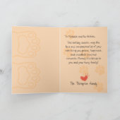 Funny Cats Xmas Tree Meowy Kerst Gevouwen Kaart (Binnen)