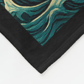 Funny Catzilla Anime Ramen Japanese Cat Men Women  Fleece Deken (Hoek)