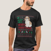 Funny Cavachon Lover Lelijk Kerst Hondenliefhebber T-shirt (Voorkant)