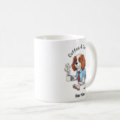 Funny Cavalier King Charles Business Suit Coffee  Koffiemok (Voorkant rechts)