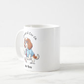 Funny Cavalier King Charles Business Suit Coffee  Koffiemok (Voorkant links)