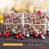 Funny Cavalier King-kerstpatroon Cadeaupapier