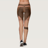 Funny Caveman Leggings Halloween Costume Pants (Achterkant)