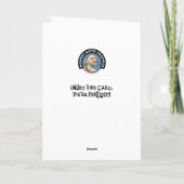 Funny Cavemen Birthday Kaart (Achterkant)