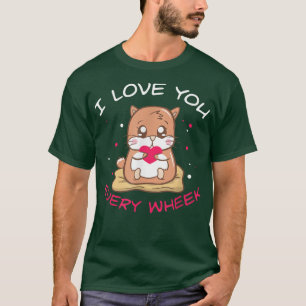 Funny Cavy Wheek voor een eigenaar van een huisgen T-shirt