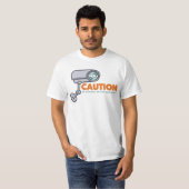 Funny CCTV Cartoon Mannen T-Shirts (Voorkant volledig)