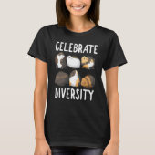 Funny 'Celebrate Diversity' Cute Shirt for Guinea (Voorkant)