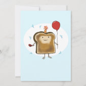 Funny Celebratory Toast Birthday Party nodigt uit Kaart (Achterkant)