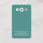 Funny cell phone faux ziet er uit visitekaartje (Achterkant)