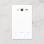 Funny cell phone faux ziet er uit visitekaartje (Achterkant)