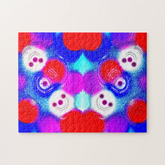 Funny cells art legpuzzel (Horizontaal)