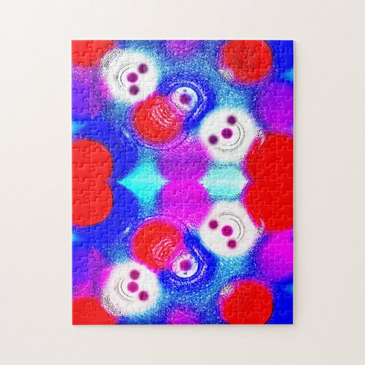 Funny cells art legpuzzel (Verticaal)