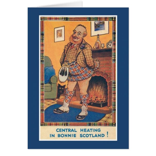 Funny  centrale verwarming in Bonnie Scotland (Voorkant)