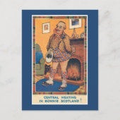 Funny  centrale verwarming in Bonnie Scotland Briefkaart (Voorkant)