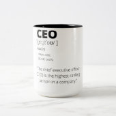 Funny CEO gift mok voor mannen en vrouwen (Center)