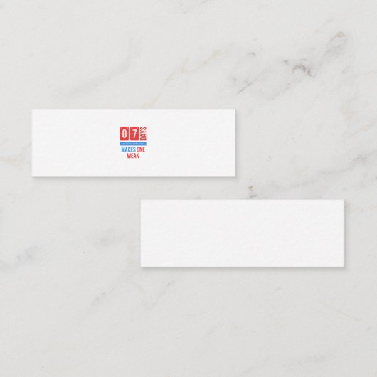 Funny ceramics hobby mini visitekaartje (Voorkant / Achterkant)