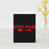 Funny Cereal Killer - Breakfast Kaart (Gele Bloem)