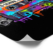 Funny Cette Graffiti 80s 90s Raised On Old School Poster (Hoek)