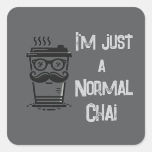 Funny Chai Sticker Gray
