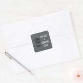 Funny Chai Sticker Gray (Envelop)