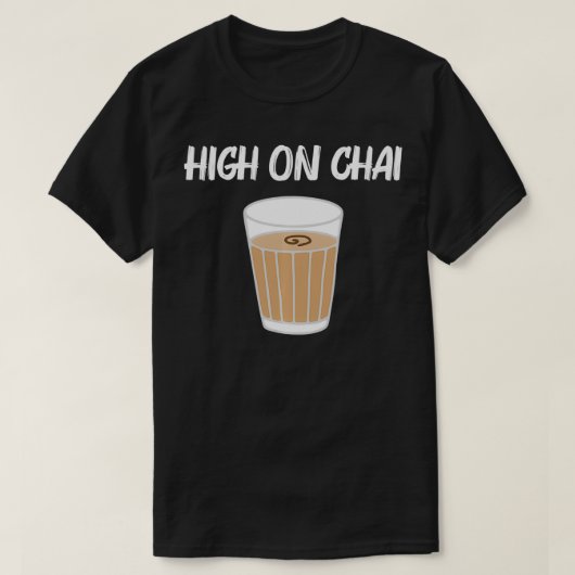 Funny Chai Tea Design for Men Women Desi Chai Latt T-shirt (Design voorkant)