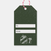 Funny Chalk kerstcadeautjes Labels | Verpakking va Cadeaulabel (Achterkant)
