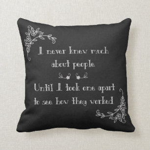 Funny Chalkboard Art Pillow Kussen
