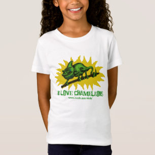 Funny chameleon baby t-shirt design