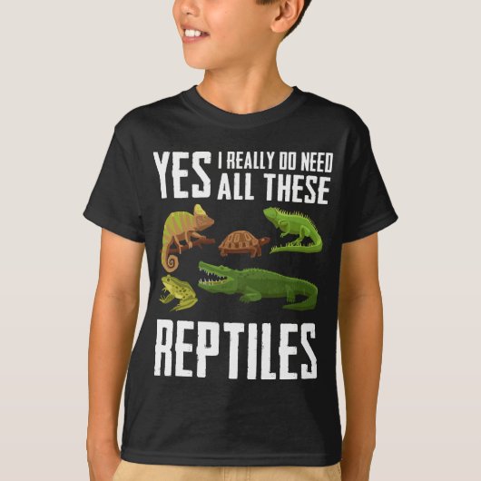 Funny Chameleon Frog Turtle Reptile Lover T-shirt (Voorkant)
