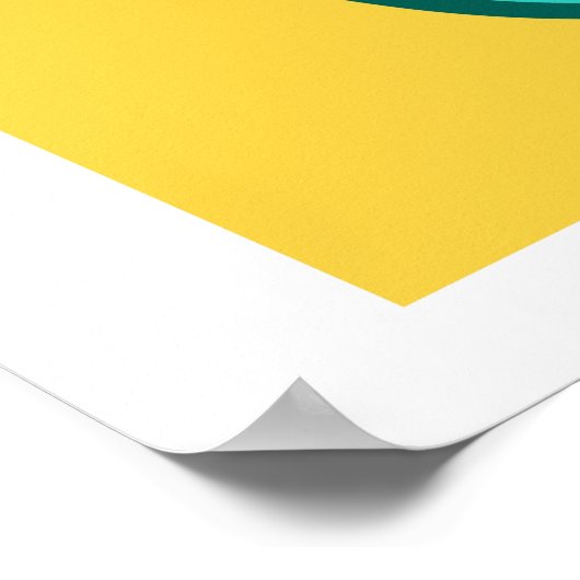 Funny Chameleon - Leuke Dierenspeelkamer Poster (Hoek)