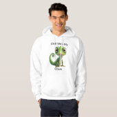 Funny Chameleon Pocket Hoodie - Schattigee reptiel (Voorkant volledig)