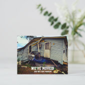 Funny change of address briefkaart (Staand voorkant)