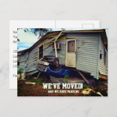 Funny change of address briefkaart (Voorkant / Achterkant)