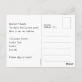 Funny change of address briefkaart (Achterkant)