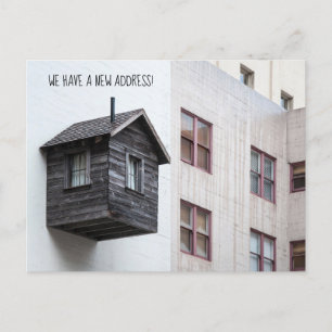 Funny Change of Address briefkaart - personalize