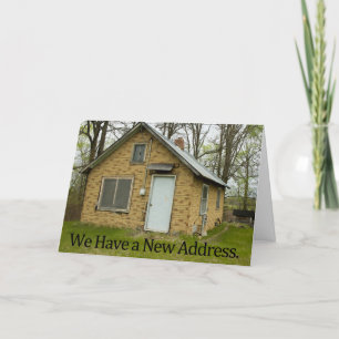 Funny Change of Address Card Aankondiging