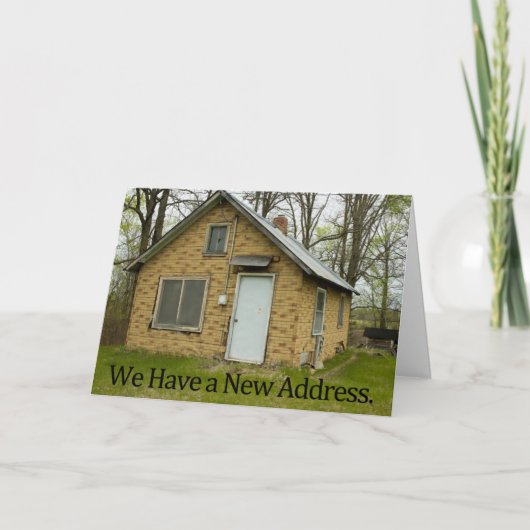 Funny Change of Address Card Aankondiging (Voorkant)