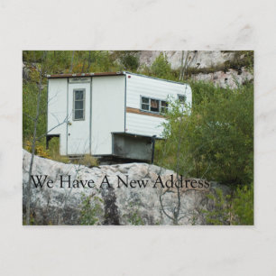 Funny Change of Address Card - Long Lost Camper Aankondigingskaart