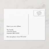 Funny Change of Address Card - Nice Chimney Aankondigingskaart (Achterkant)