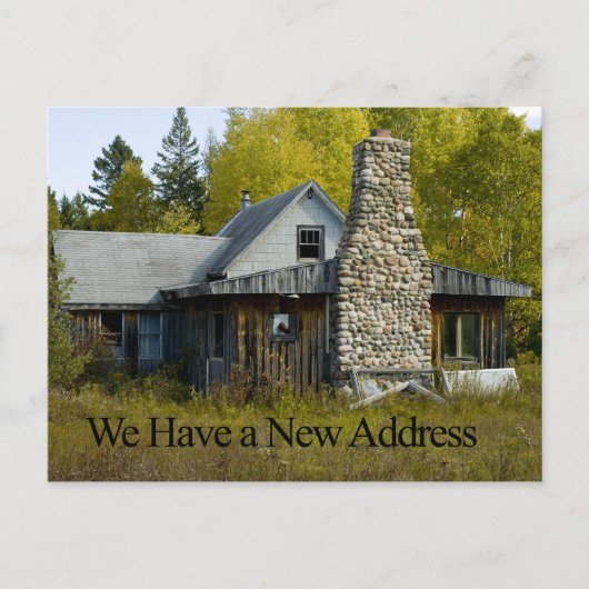 Funny Change of Address Card - Nice Chimney Aankondigingskaart (Voorkant)