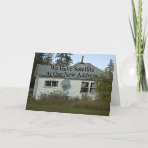 Funny change of Address - We hebben satelliet Aankondiging