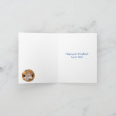 Funny Chanoeka Wenskaart - Kat in Gelt Kaart (Binnen)