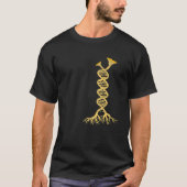Funny Chanterelle Mushroom is mijn DNA mycologie F T-shirt (Voorkant)